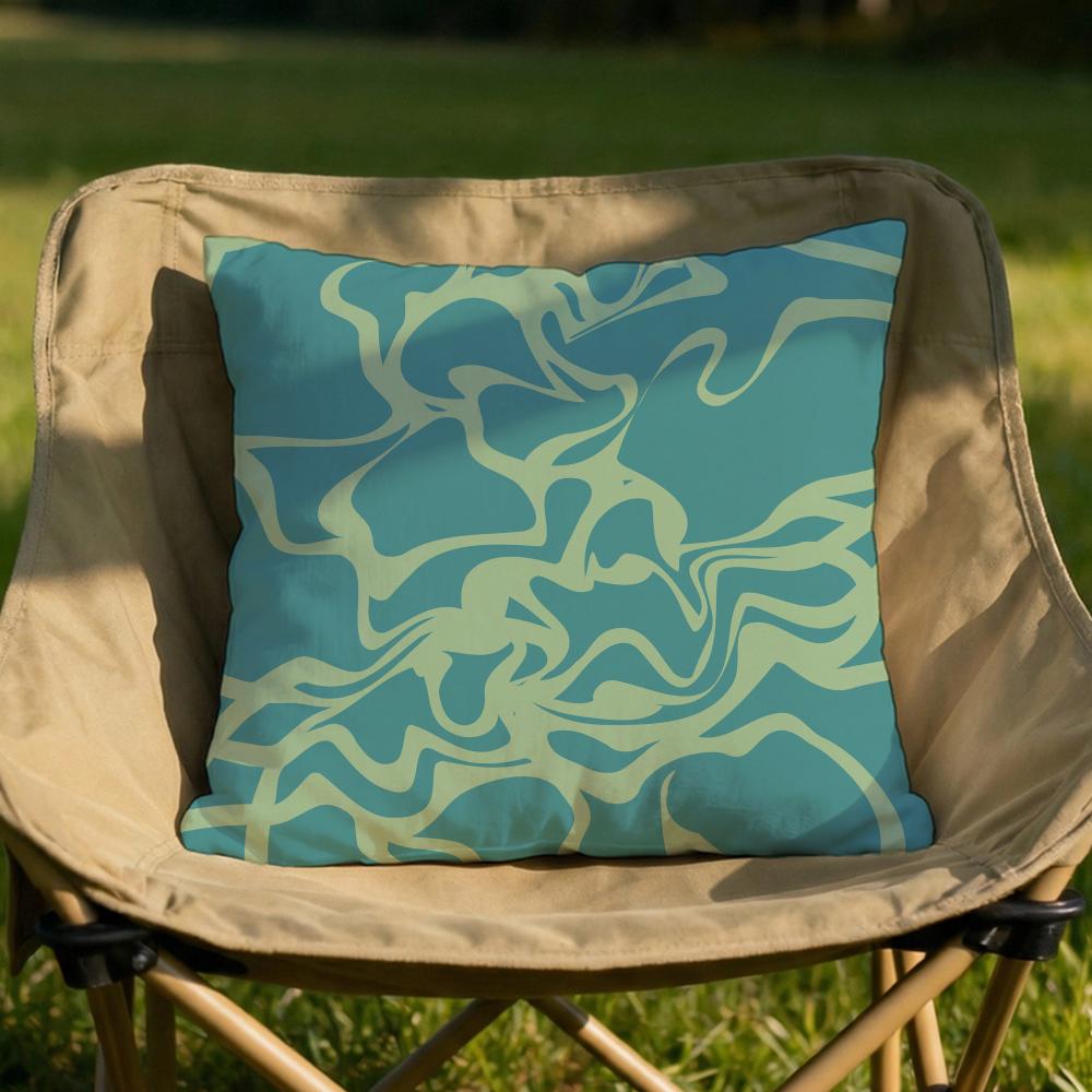 Bohemia Green Cushion Cover Soft Reversible Durable Pillow Cover MultiScene Use for Home Car Daily Comfort