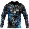 Men's Hoodies Devil Gothic Skull Fun Funny Leisure Pullover New Fashion Harajuku Street Jacket for Men and Women  Y2k