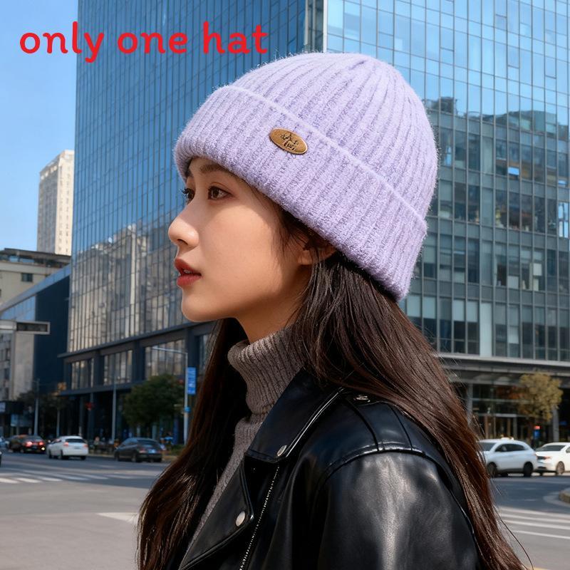 Acrylic Knit Beanie For Men Women Fall Winter Cozy Cold Weather Headwear