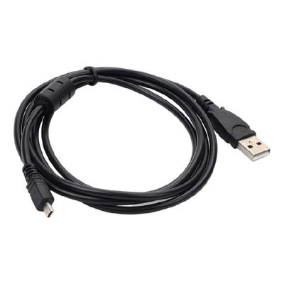 USB 8-контактный кабель для передачи данных, длина 150 см, линия подключения камеры, зарядный кабель, ПВХ, металлическая текстура, для модной фото- и видеопередачи