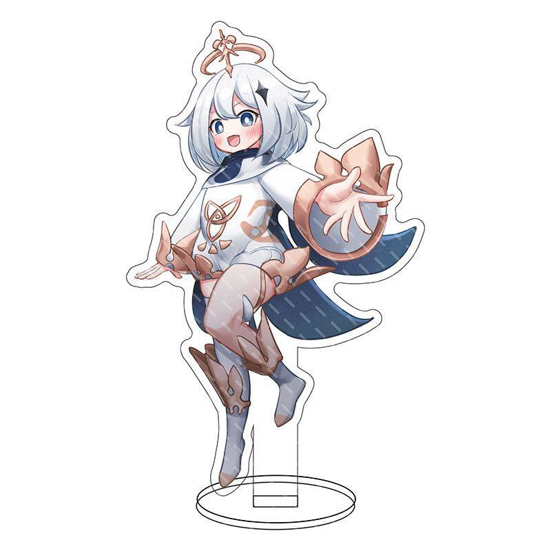 Изысканная акриловая подставка для фигурки Genshin Impact Барбатос Кэ Цин Барбара для демонстрации и декора