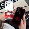 Чехол для телефона Красный Паучий Лилия Для Samsung Galaxy A13,21s,22,31,32,52,53,71,80,A91 Мягкий Черный Корпус