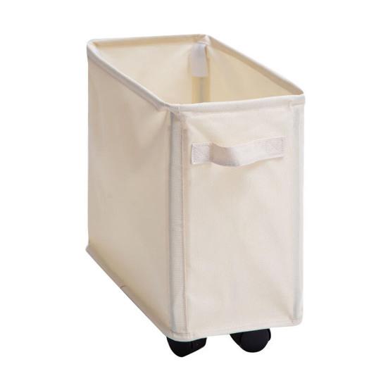Тонкая корзина для белья с колесами, большая вместимость, прочная несущая конструкция, складная корзина для белья, корзина для грязного белья