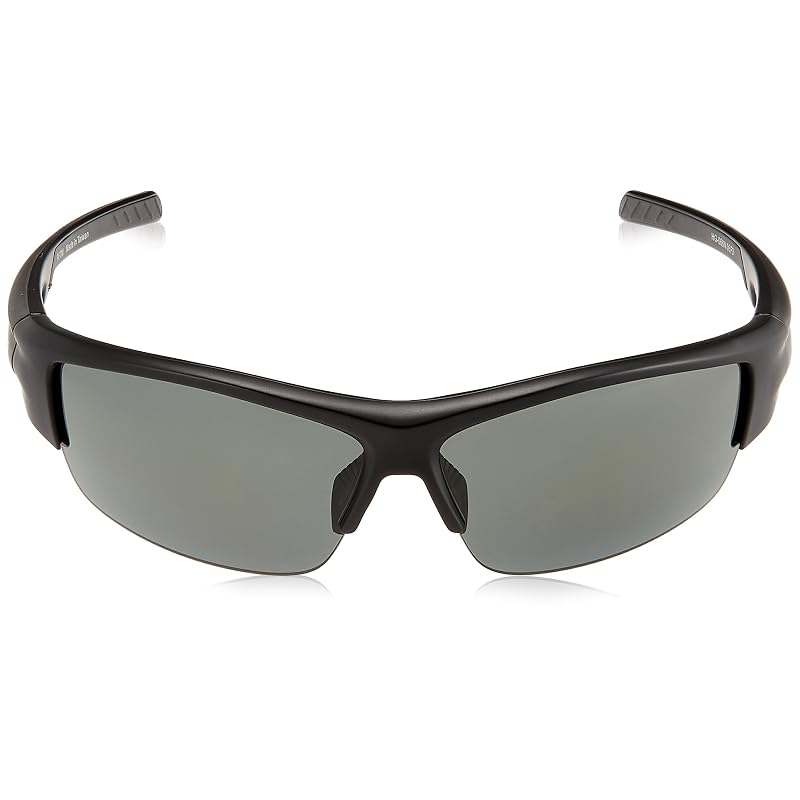 Рыболовные поляризационные солнцезащитные очки Shimano HG-066N, Водоотталкивающие полу-рыболовные очки, Матовый черный/Дымчатый объектив, Один размер