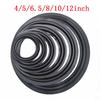 4/5/6.5/8/10/12" Elastic Rubber Ring Speaker Surround Repair Foam Woofer Edge