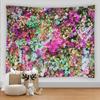 Красочный красивый цветочный гобелен, настенный тканевый гобелен, ковер для дома, общежития, художественное украшение, пляжный коврик для пикника