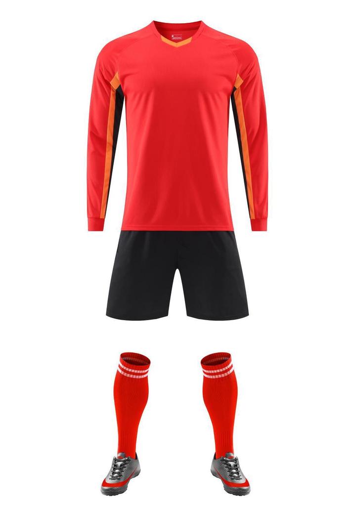 Unisex Long Sleeve Sports Jersey Set for Football, Tennis, Baseball, and Frisbee