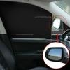 Новая магнитная автомобильная солнцезащитная шторка для летнего использования, защита от УФ-излучения, боковые шторки на заднее стекло, черная сетчатая солнцезащитная шторка, автомобильные аксессуары.