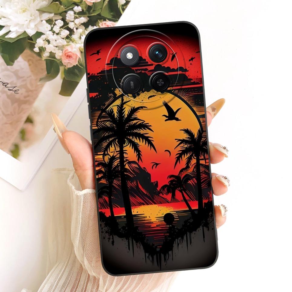 Soft Silicone Casing For Huawei Honor X9C / Honor X9C Smart Case Cover Cute Cartoon Cat Cool Dragon Animals Painting Bumper