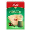 Немецкие фильтры для кофе Melitta, бумажные, для капельной кофеварки, 1X6, 40 листов