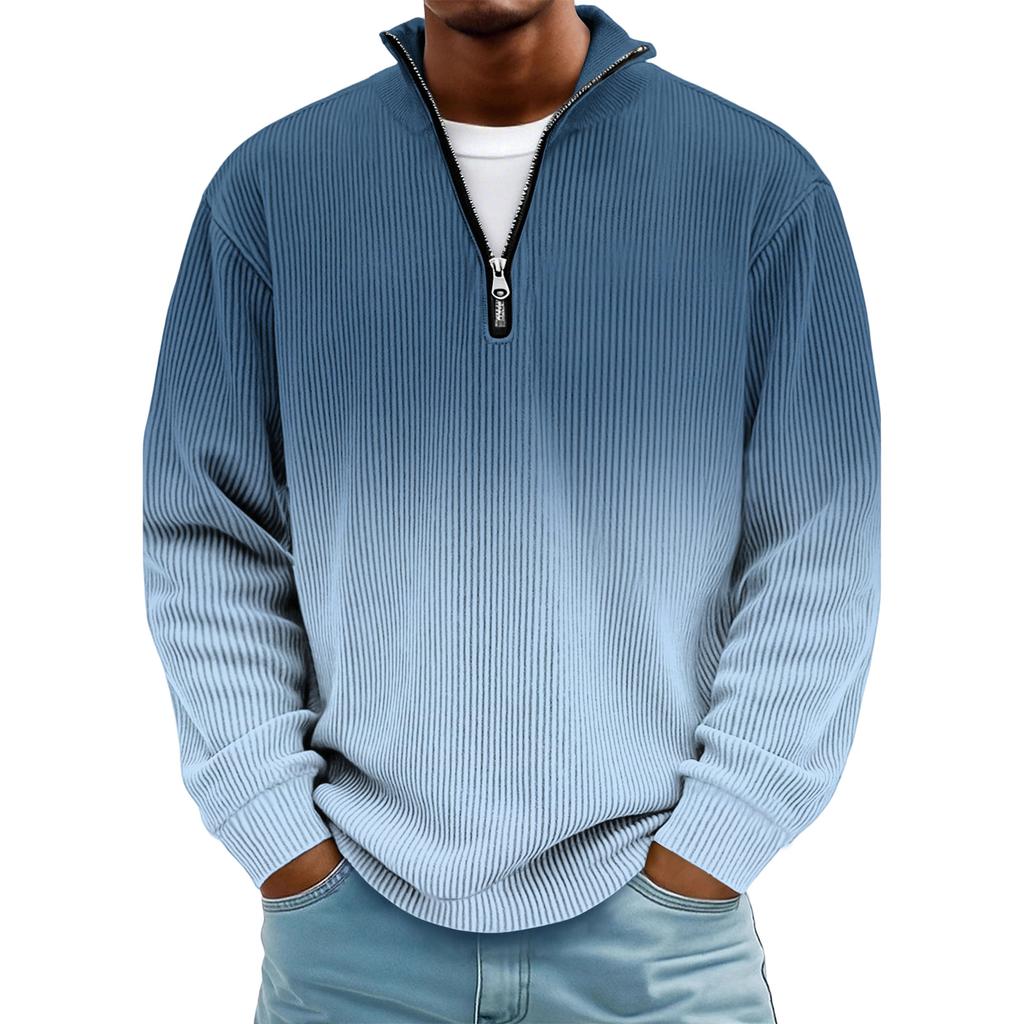 Мужская толстовка с капюшоном на молнии 1/4