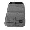 Gray Heated Back Wrap 3 Temperature Settings Waist Heating Pad Portable Heating Pad  Pain Relief