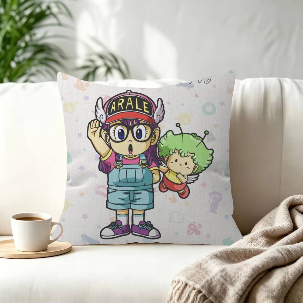 Dr Slump ANIME Cushion Cover Pillowcase Upholstery Sofa Throw Pillow Home Decor Pillowcas