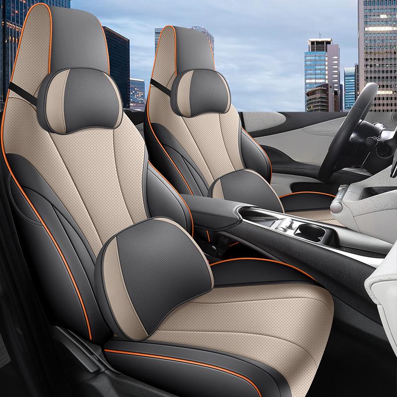 Universal Leather Car Seat Cushion for BYD Dolphin - All-Season Model