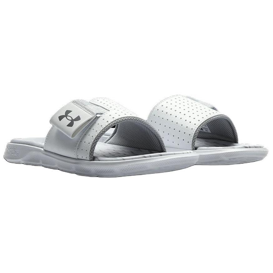 Under Armour Mercenary Comfortable Lightweight Slide Sandals Men Footwear White 3027252-101