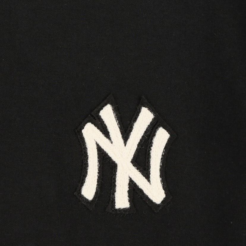 MLB Свитшоты New York Yankees Унисекс Черные С Круглым Вырезом Средние Обычные 31MT01941-50L
