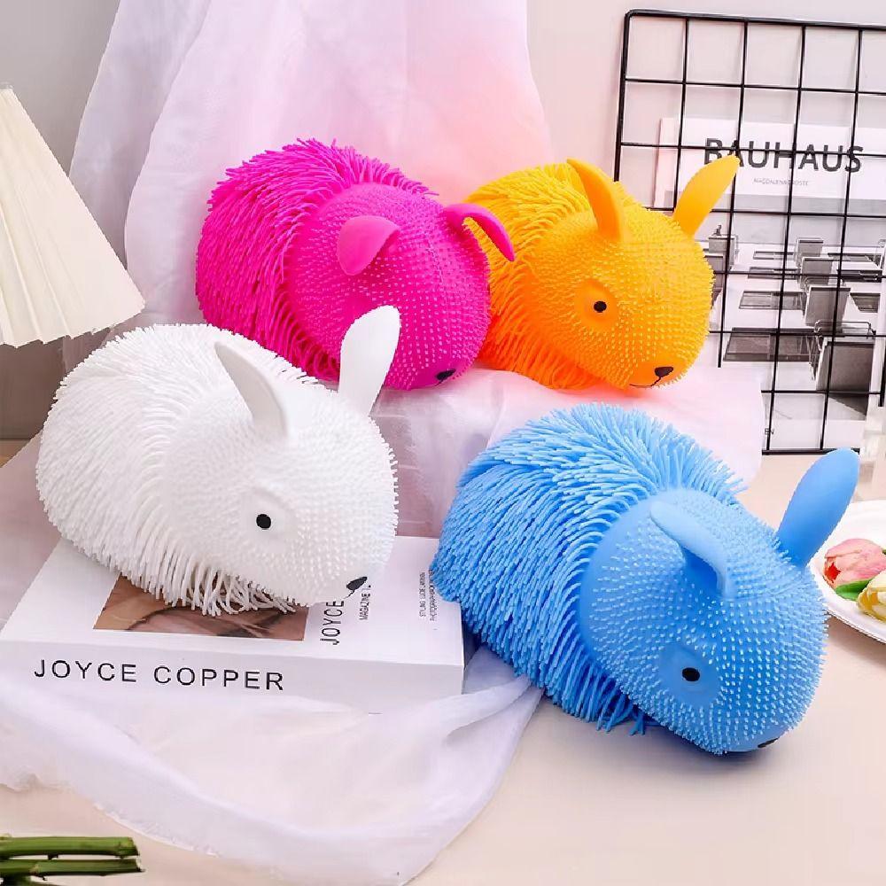 Fluffy Vent Squeezing Toys Big Size 3D Sensory Toy Funny Cute Animal Squeezing Toy Children