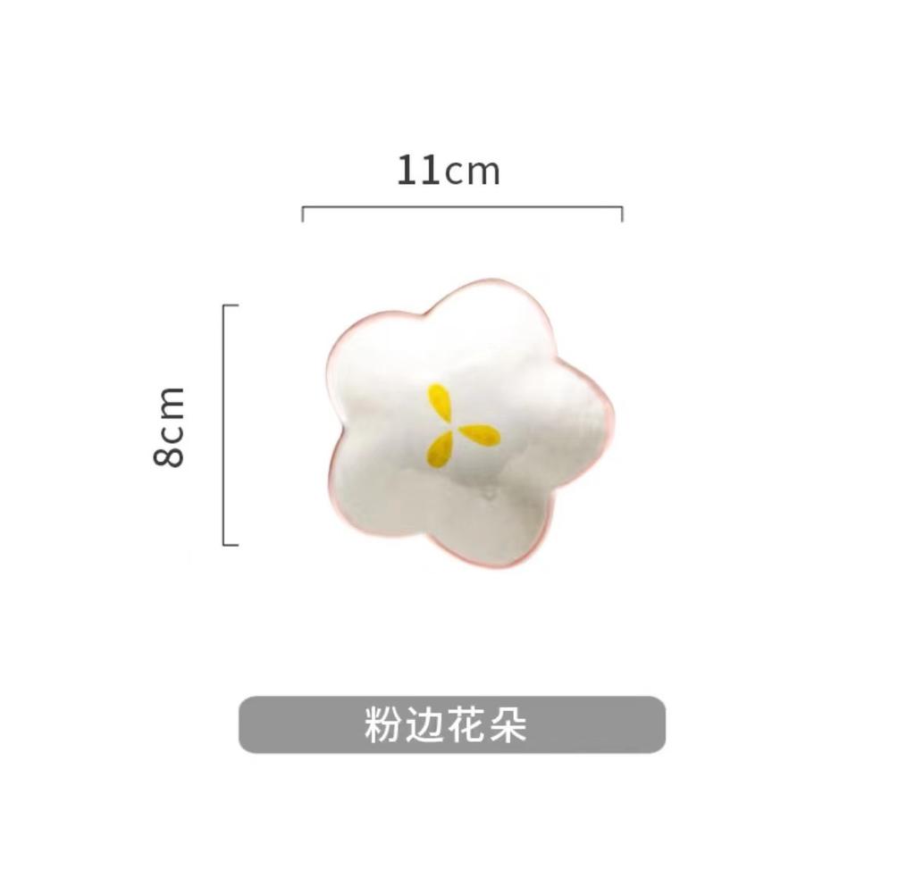 Керамическая тарелка для соуса с милыми облаками, горячая кастрюля, посуда для приправ, салатница, посуда, кухонная посуда, соевый уксус, десертная тарелка со змеей