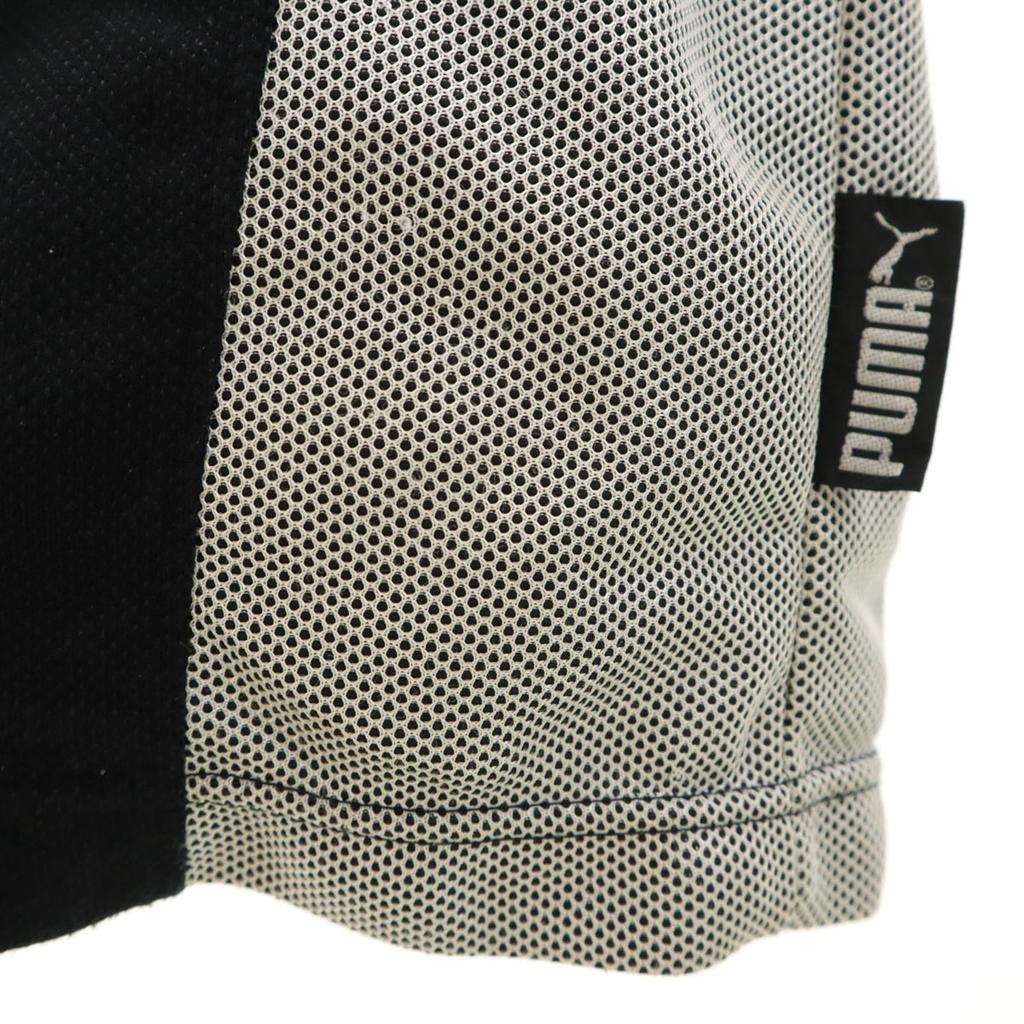 Puma 90-е Сделано в Японии Старый хит Union Куртка-трек с коротким рукавом M черный Мужская Б/У