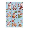 9 Sheets/Set Christmas Window Cling Removable Waterproof PVC Winter Merry Christmas Static Glass Sticker Holiday Party Decoration Decal