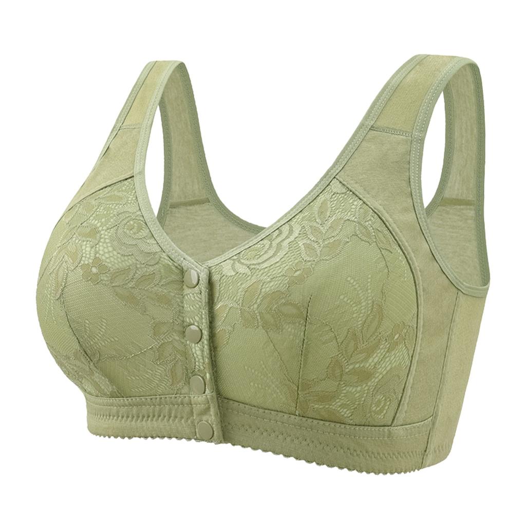 Underwear Women's Sleep Gathering Front Buckle Without Steel Ring Vest Bra