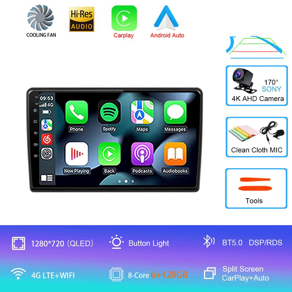 Для Citroen C3 XR 2019 2020 2021 2022 Android 14 Carplay Автомагнитола Навигация Мультимедиа Плеер Стерео WiFi+4G видео BT DVD 2DIN