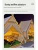Треугольная палатка для кемпинга, популярная в интернете: Ткань Оксфорд 420D, Утолщенная, для Кемпинга и Пикников