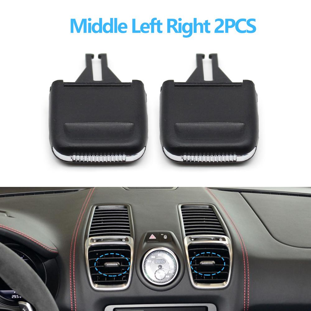 1/2/4PCS Car Front Dashboard AC Vent Grille Outlet Tab Clip Slider For Porsche Boxster Cayman 981 2013-2015 98155214202