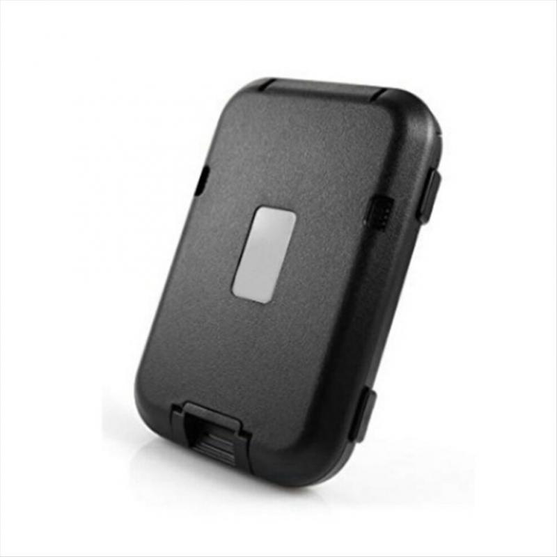 Diebstahlsichere Kartenhülle, minimalistisches Portemonnaie aus Aluminium, Clip-on-Etui für Bargeld, Kreditkarten und Visitenkarten, Schwarz