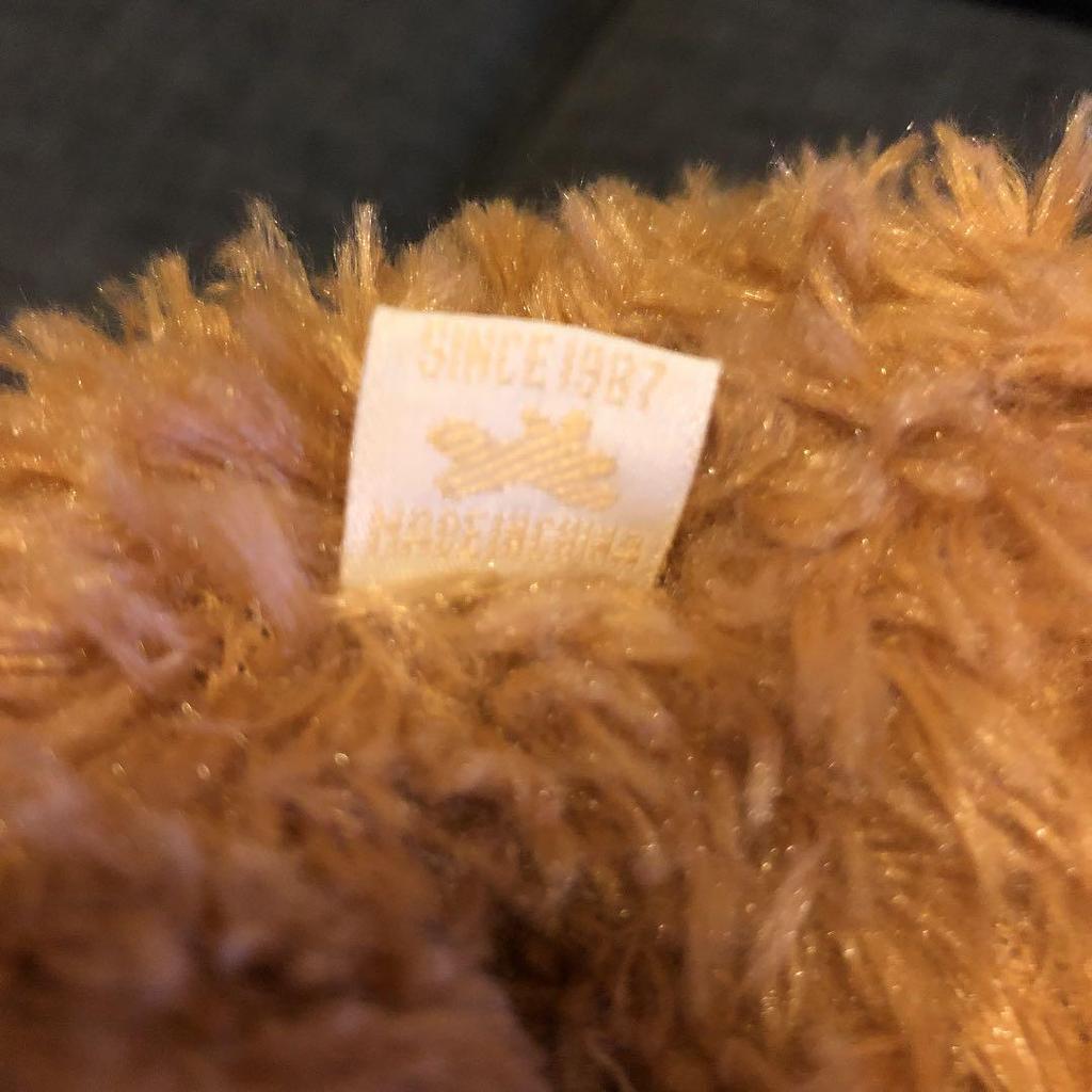 [USED] Teddy bear music box stuffed toy bear