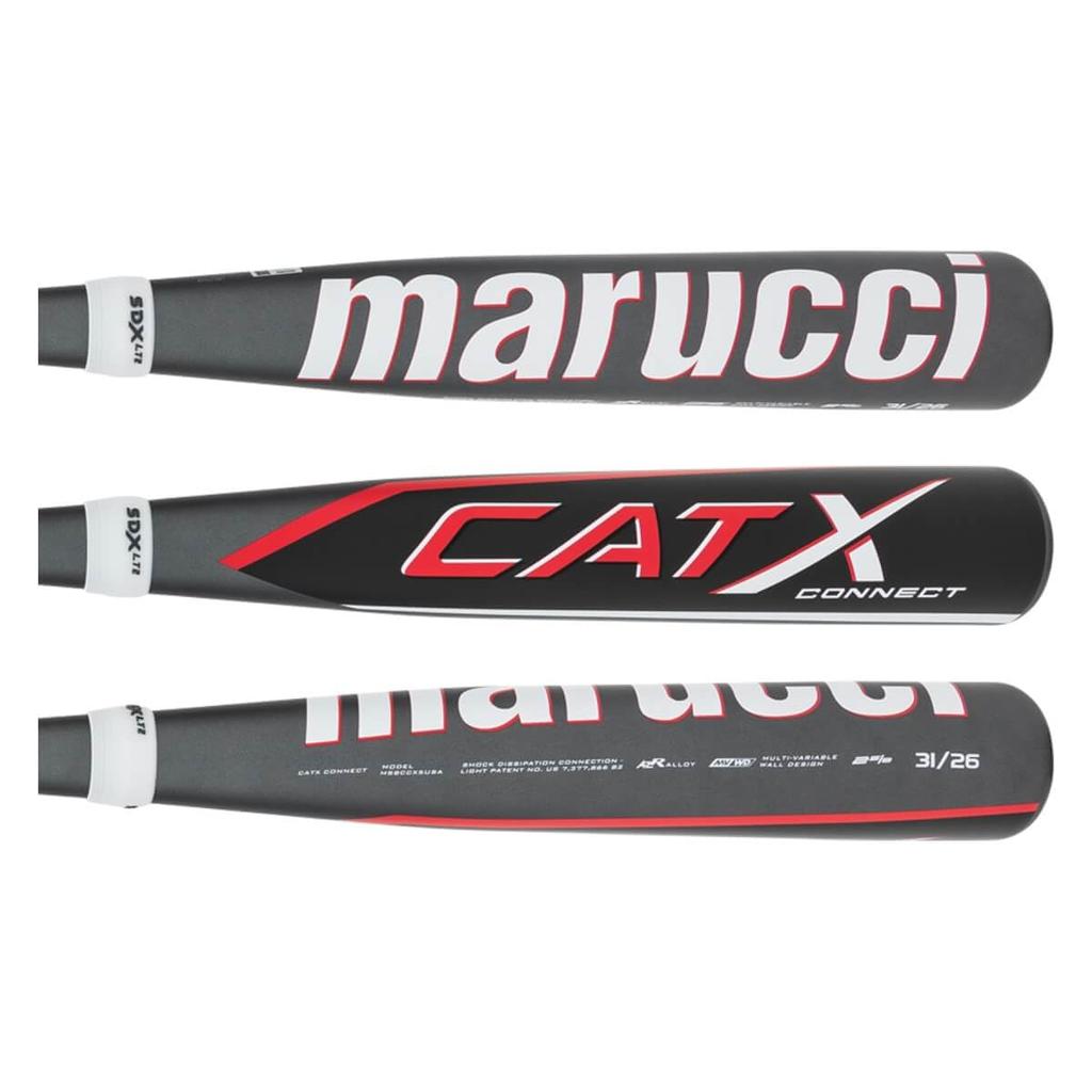 MARUCCI CATX Connect USA Aluminum Baseball Bat 2 58" Barrel (-5, -8, -11) 30"25