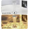 LED Crystal Light, Touching Control Lamp with USB Port,3 Color Changing Diamond Table Acrylic Lamp for Bedroom, Study Room Decor