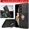 Чехол-фунда с защитой объектива-слайдера для Infinix 60i 4G, чехол с магнитным кольцом-подставкой для Infinix 60 5G Pro Plus, бронированный чехол-накладка