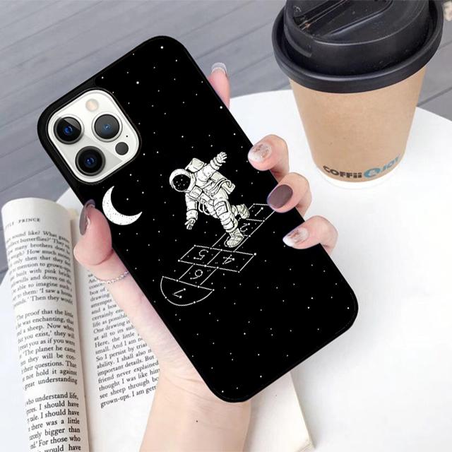Психоделическая эстетика Арт Космос Луна Чехол для телефона Для apple 16 11 12 13 14 Pro Max Plus для coque