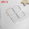 Self Adhesive Silicone Anti Vibration Mat 4PCS Non Slip Pad for Washing Machine Transparent Home Bathroom Pads Furniture Sliders