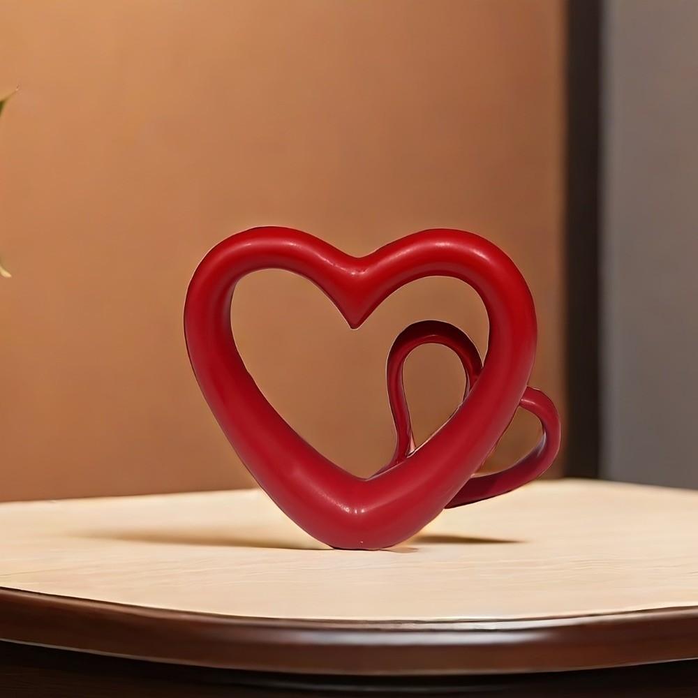3D Valentine's Day Love Ornament Handicraft Heart Miniature Ornaments  Home Decor