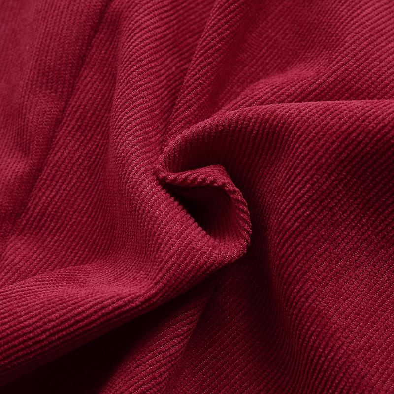 Повседневные свободные вельветовые брюки с эластичной резинкой на талии, весенне-осенние брюки-шаровары