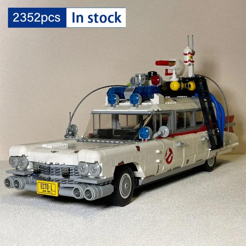 NEW 2352pcs Ghostbusters ECTO-1 Creative Vehicle 10274 Building Block Puzzle Model Toy Car Model Holiday Birthday Christmas Gift