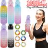 1000ML Scent Flavored Water Bottle Large Capacity with 1/7 Rods Fragrance Smelling Water Bottle Scent Water Cup for Sports