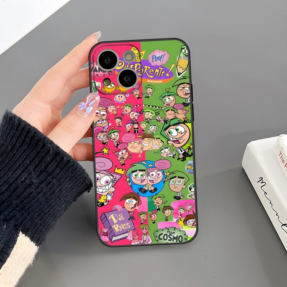 Cartoon The Fairly OddParents Phone Case For iPhone 18 17 Pro Max 16 15 14 Pro Max 13 Mini 11 12 Xr X Xs SE Plus Back Cover