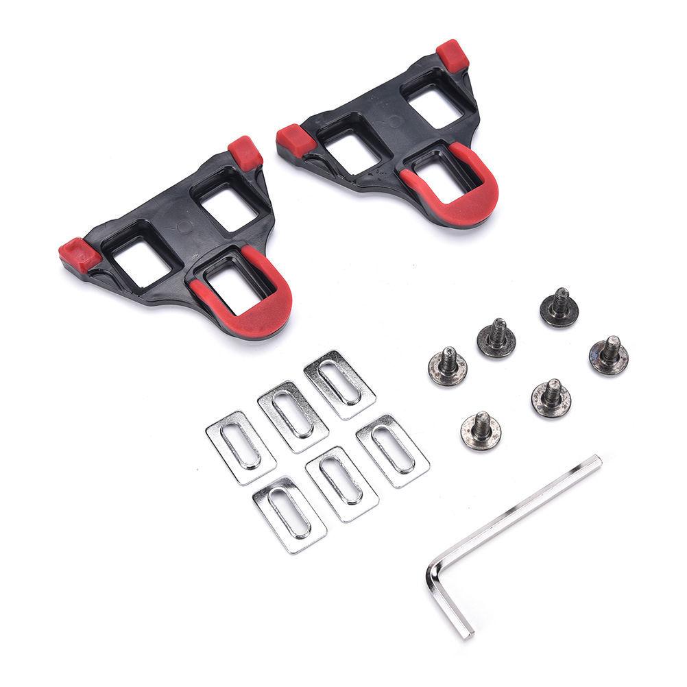Bike Pedal Cleats With Abs Material For Road Cycling Shoes And Foot Locking