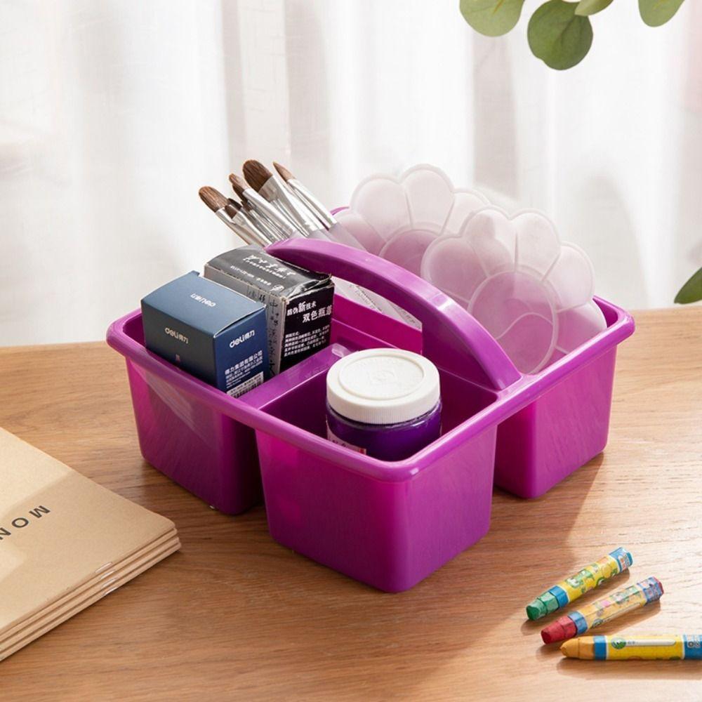 Desktop Organizer Desk Storage Box Basket Multifunctional Art Marker Organizer  Stationery