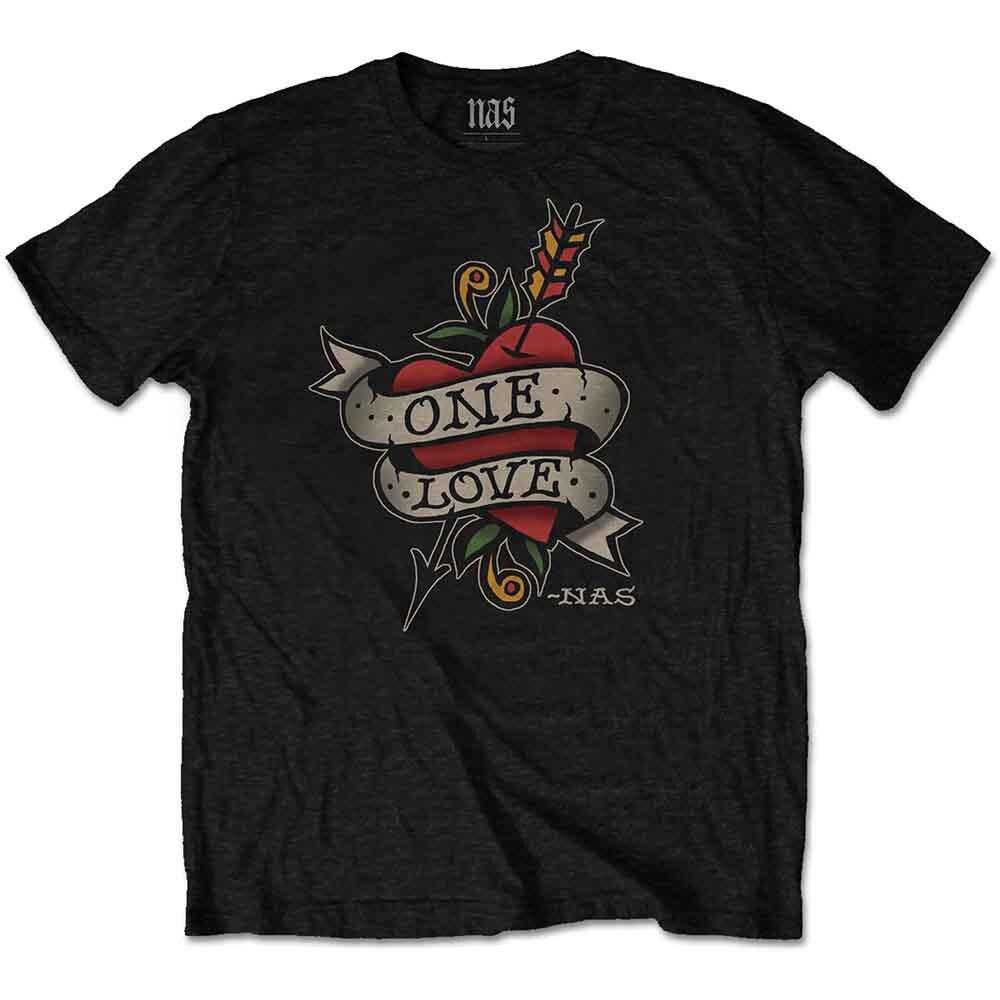 Nas NASTS02MB03 T-Shirt, Black, Large