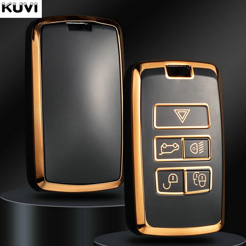 Чехол для дистанционного ключа из ТПУ для автомобиля, брелок для Land Rover Range Rover Sport Velar Evoque Freelander2 Discovery Jaguar XF XJ XJL XE