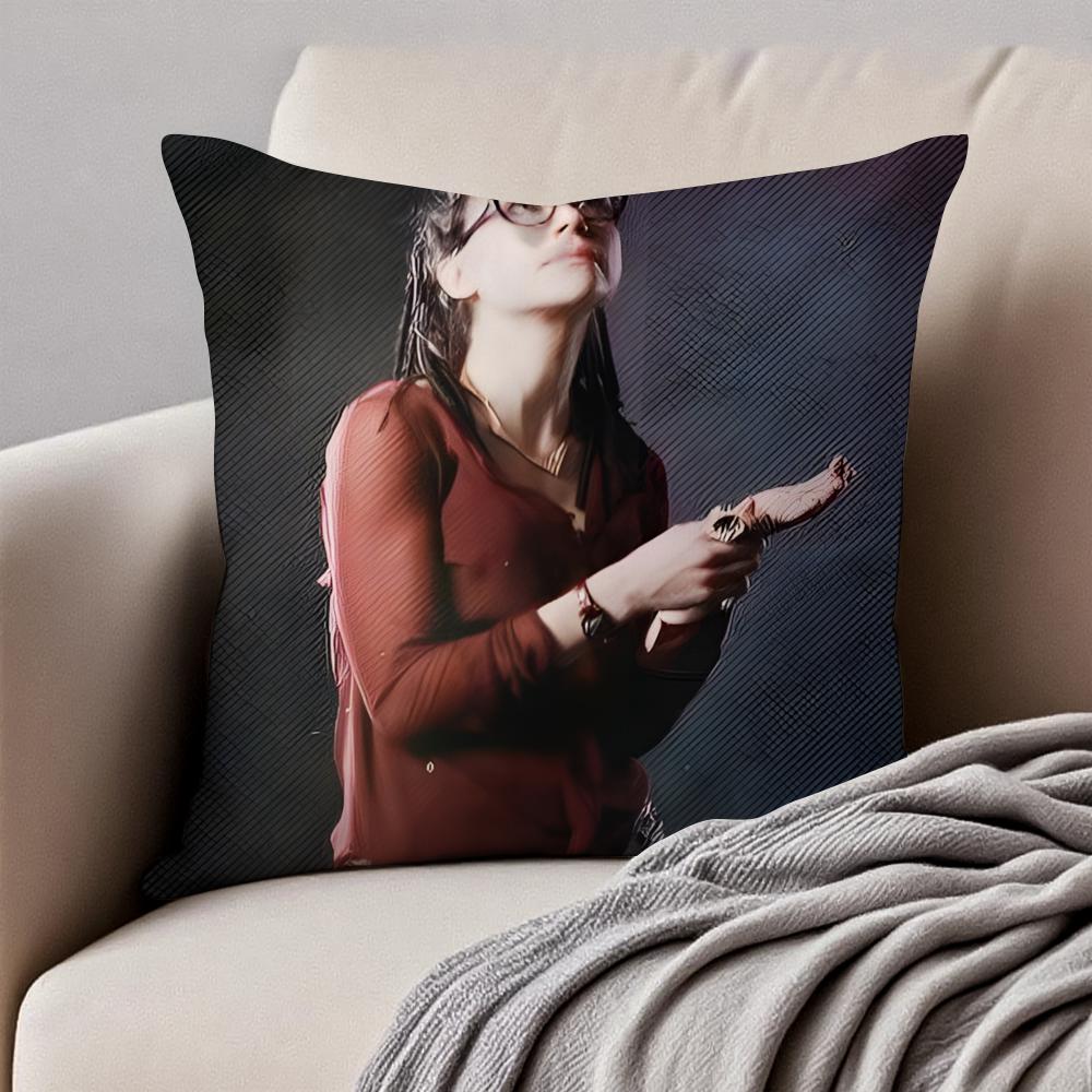 CCosima Niehaus Cushion Cover Pillowcase Antidustmite Invisible Zipper Short Plush Sofa Cushion