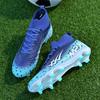 Футбольные бутсы унисекс с высоким берцем, резиновые носки с высокой резинкой, тренировочные футбольные бутсы для занятий спортом на открытом воздухе и искусственной травой