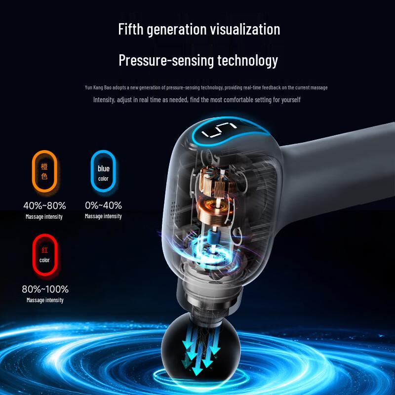 Yun Kang Bao Mini Hot Compress Massage Gun CN plug (adapter included)