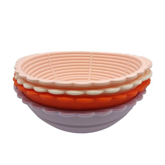 Складная силиконовая корзина для расстойки хлеба, антипригарное покрытие, экономия места, принадлежности для выпечки на закваске, устойчивая к плесени корзина для брожения