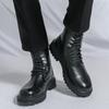 Модная кожаная обувь для мужчин Натуральная кожа Ботинки больших размеров Высококачественные дизайнерские формальные ботинки Повседневные ботинки Модный бизнес