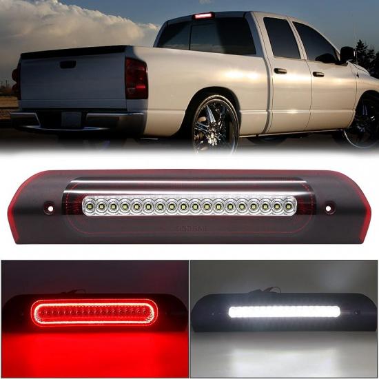 R&F Auto LED Strobe High Mount Brake Light Replacement For Ram 1500 2500 3500 (2002-2008), For Ram 2500 3500 (2009) Third Brake Lamp With Seal Foam